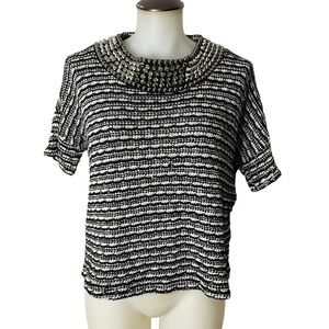 Oversized Sweater With Studded Neckline 🖤